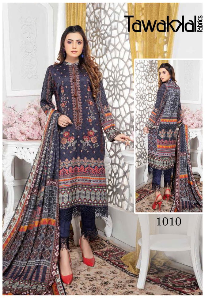 Tawakkal Parisa Casual Wear Printed Cotton Karachi Dress Material Collection